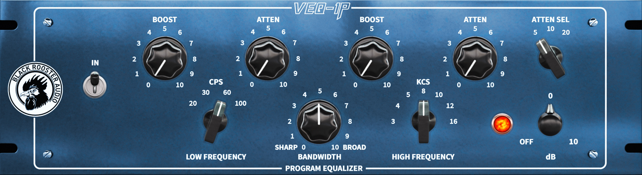 VEQ-1P Frontplate